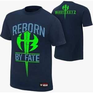 WWE Hardy Boyz Reborn By Fate T-Shirt 3X Navy Blue Graphic Cotton Tee Authentic